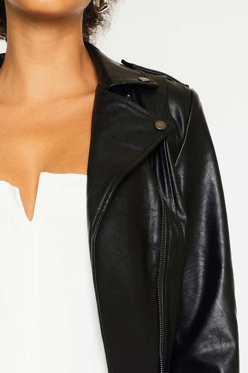 Harley Faux Leather Biker Jacket