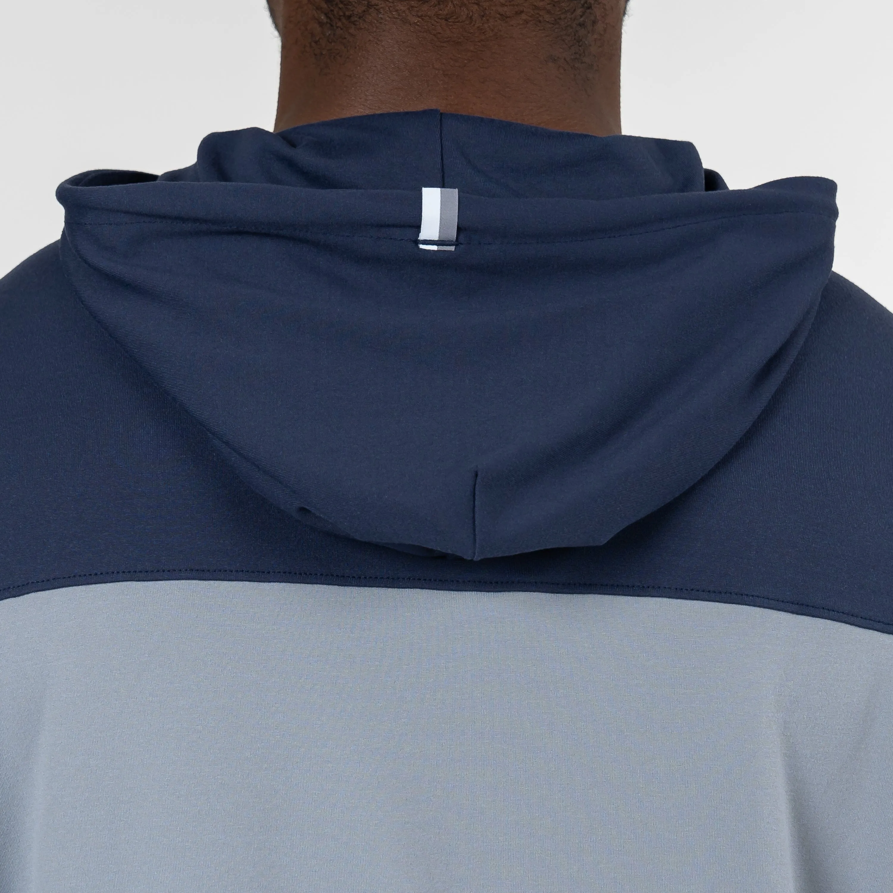 Hesi Performance Hoodie | Colorblock - Admiral Navy/Thunder Grey