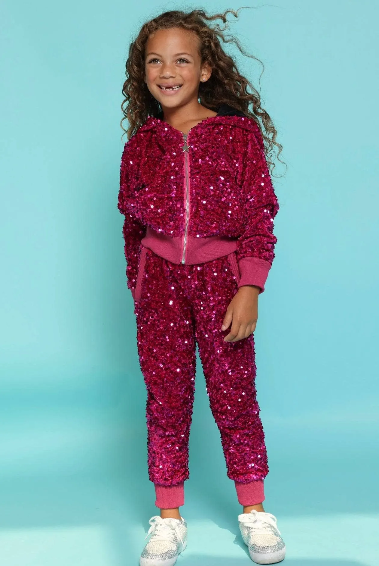 Hot Pink Magic Sequin Set