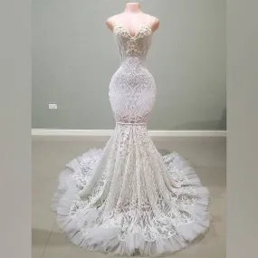 Jazmine Pearl Mermaid Gown