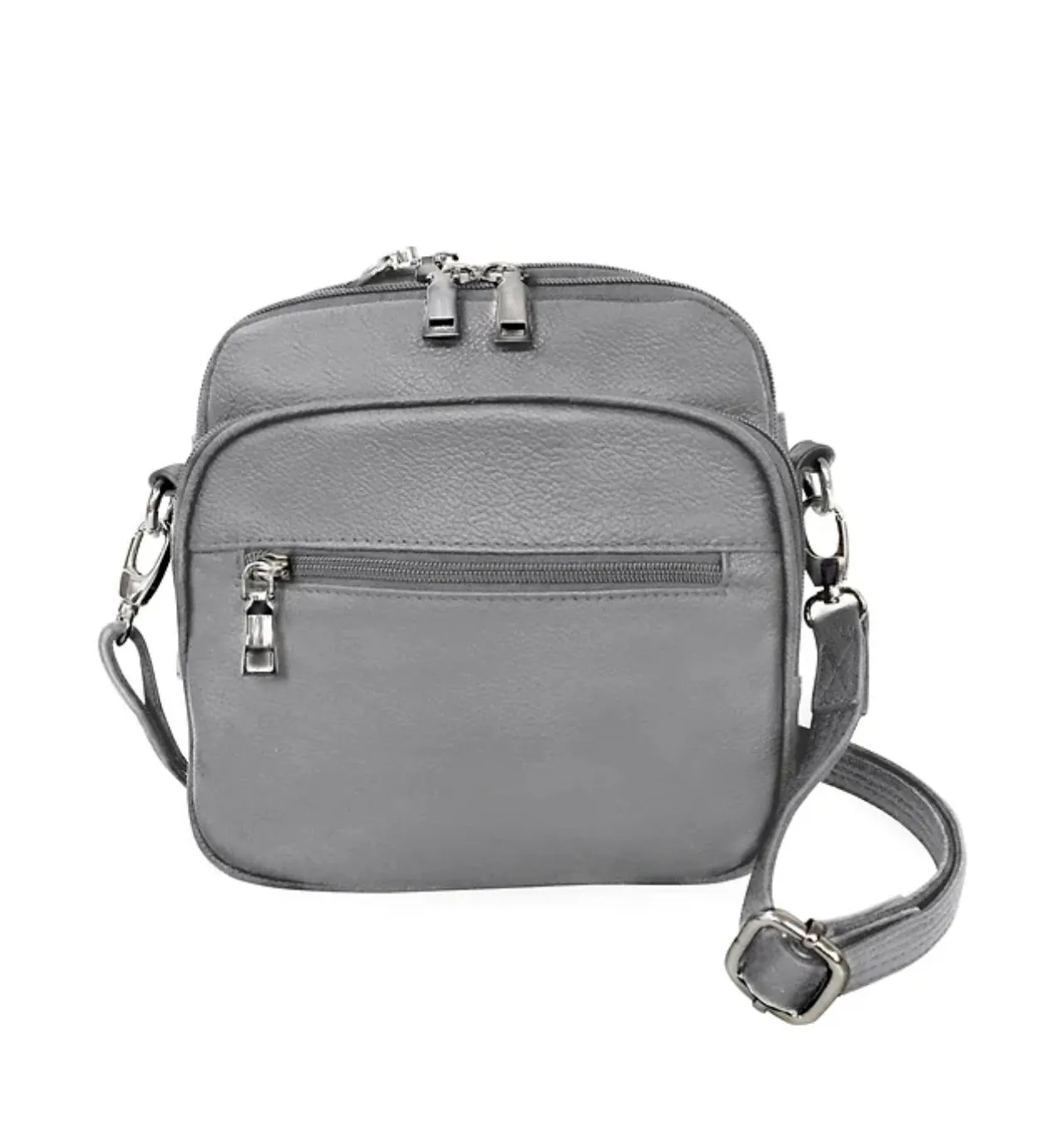 Leather Square Lockable Concealed Carry Purse by Roma