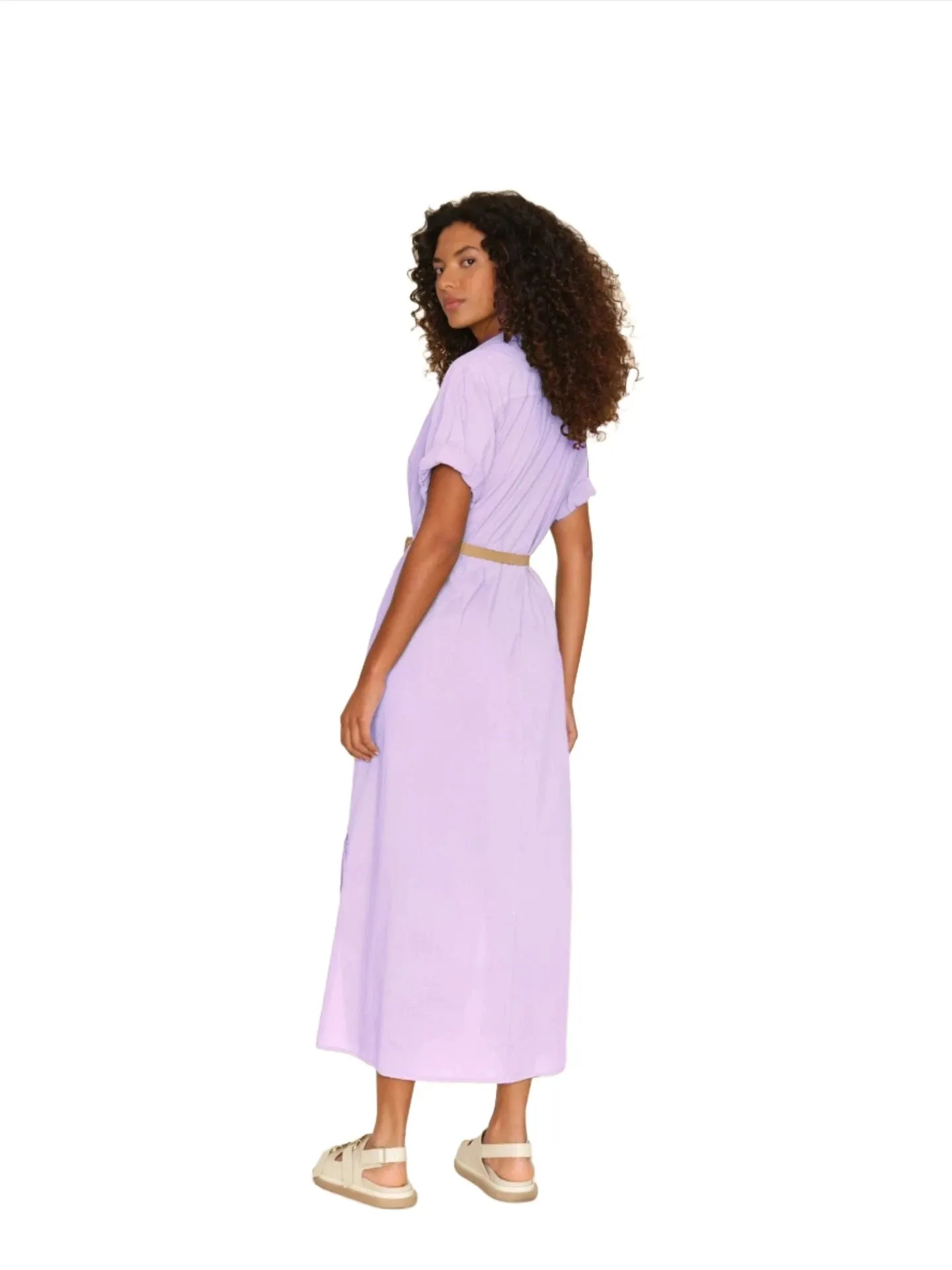 Linnet Dress in Lavender Bloom