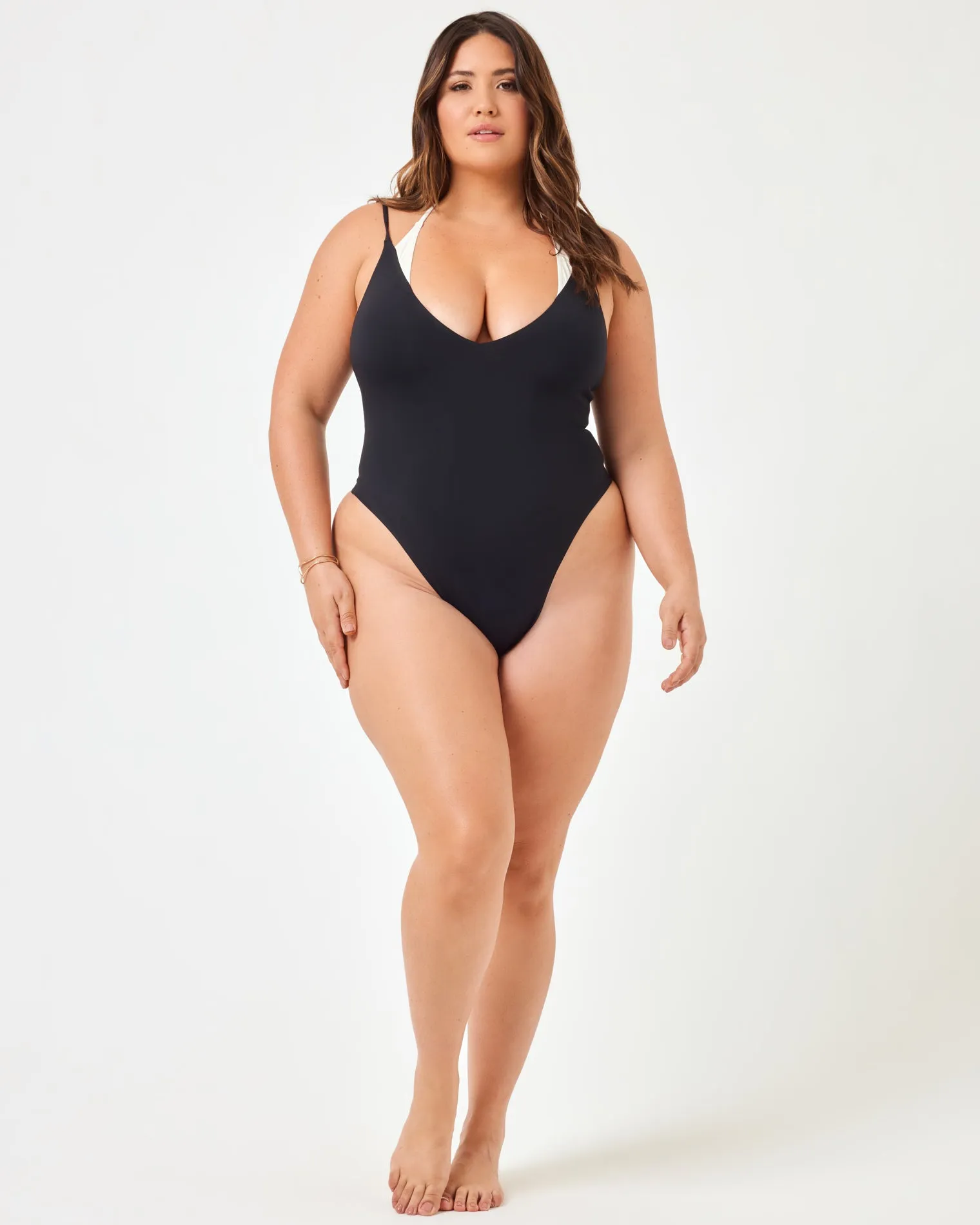 Marilou One Piece - Black-Cream