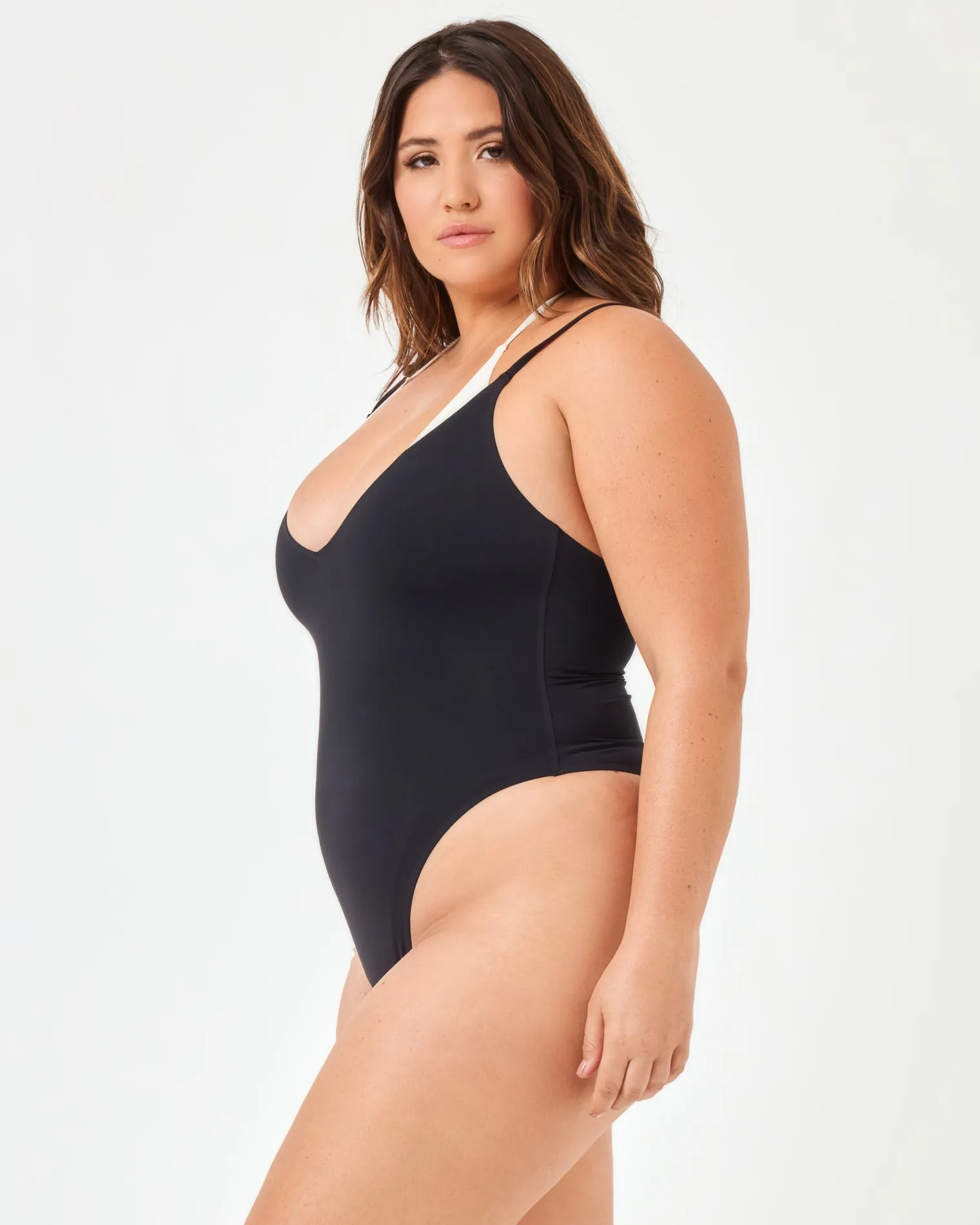 Marilou One Piece - Black-Cream