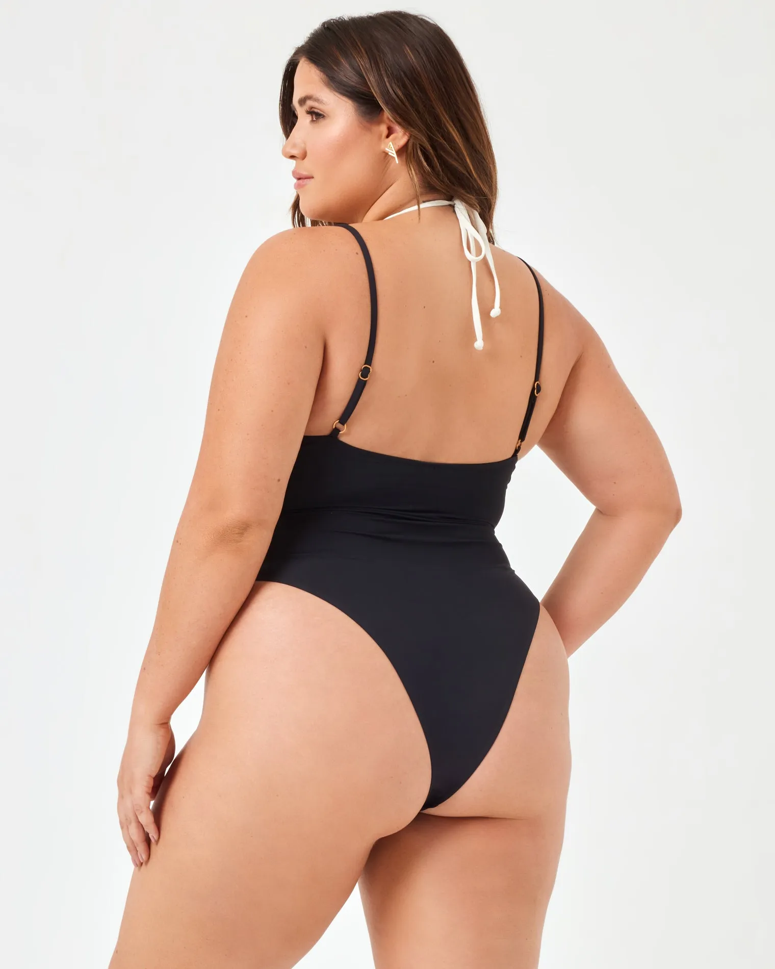 Marilou One Piece - Black-Cream