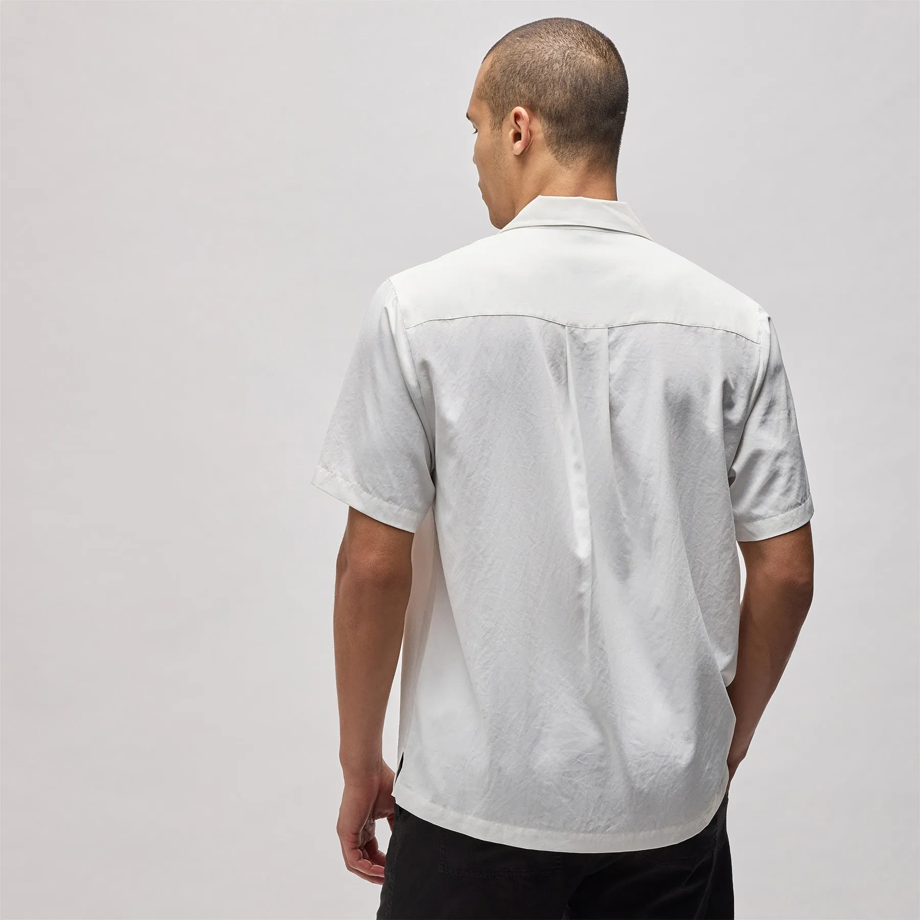 Matte Cabana Short Sleeve Shirt - White