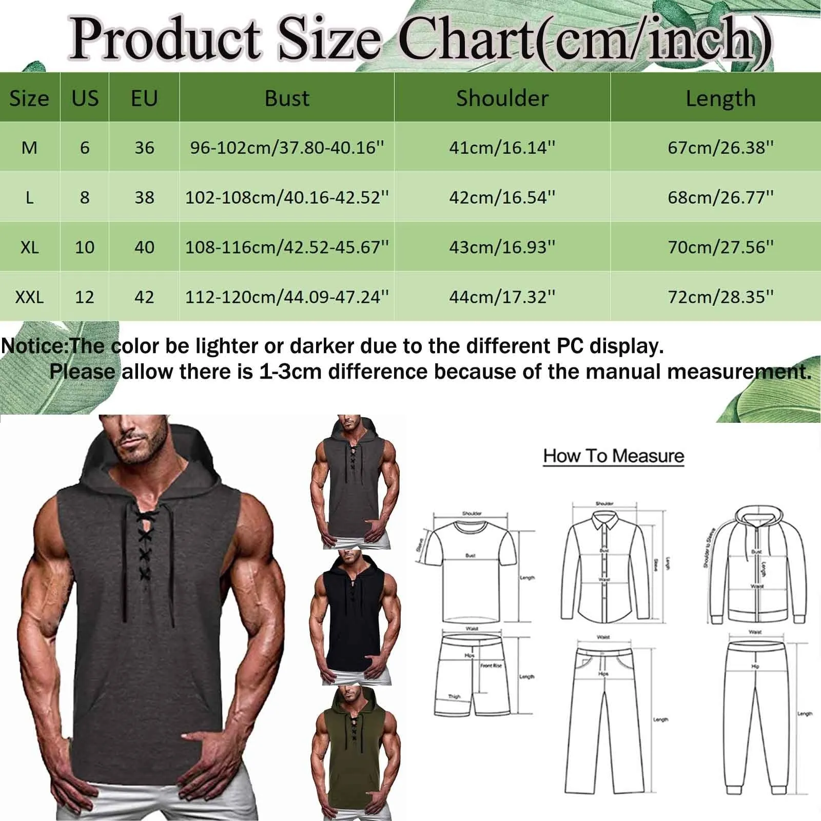  New Gyms Clothing Mens Bodybuilding Hooded Tank Top Soild Color Sleeveless Vest Sweatshirt Fitness Workout Sportswear Tops Male