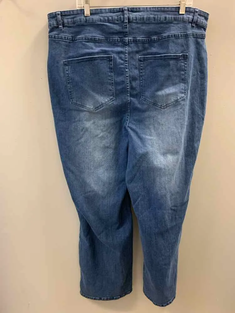 NWT Size 22 NINA PARKER PLUS SIZES Blue Jeans