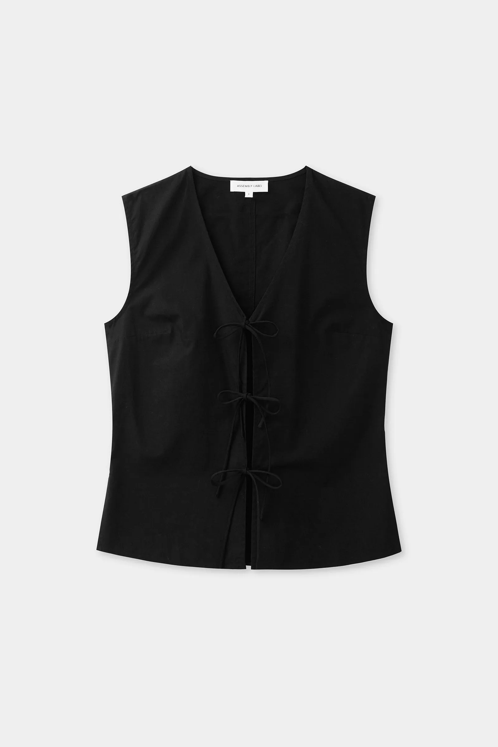 Ollie Poplin Tie Top