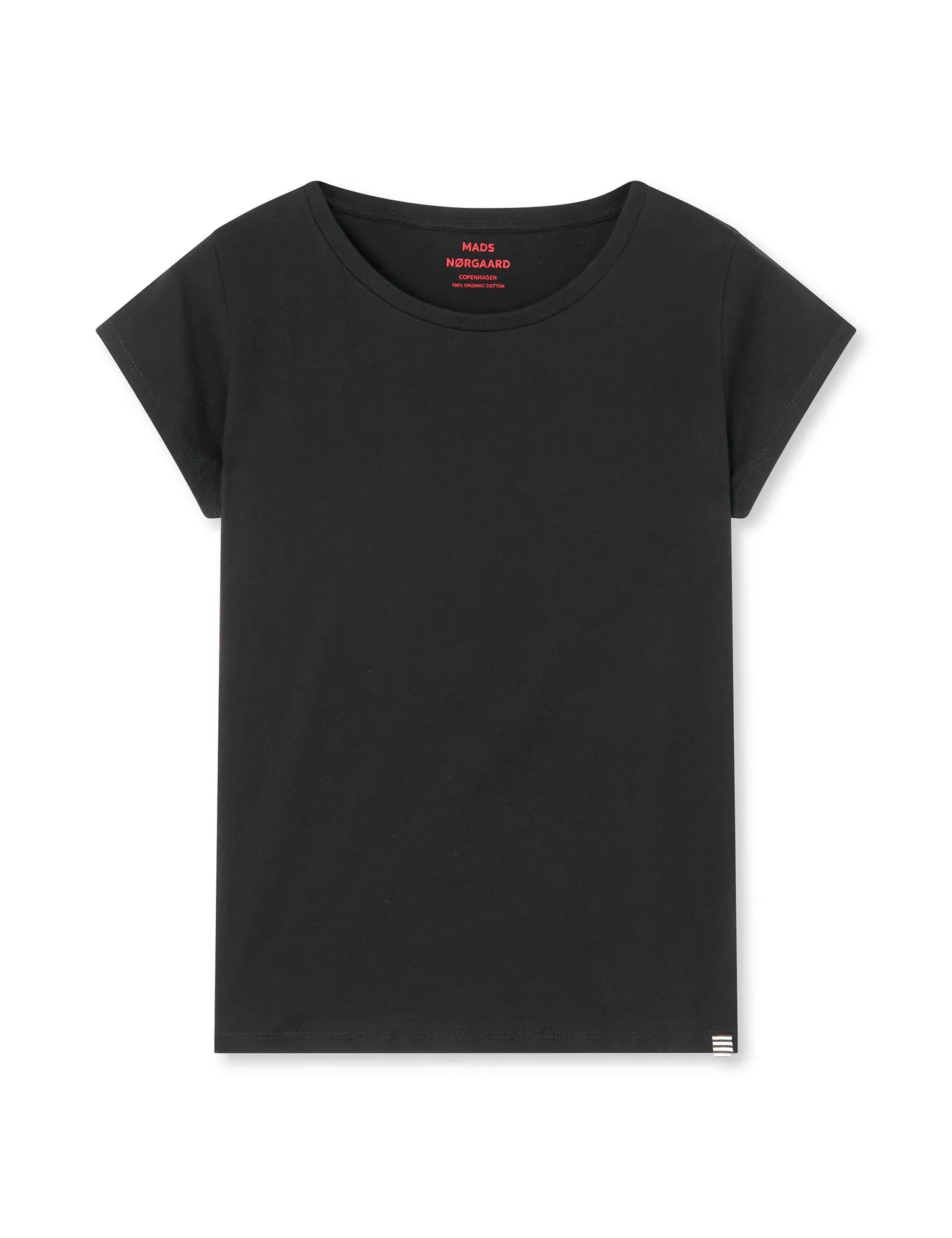 Organic Jersey Teasy Tee FAV, Black