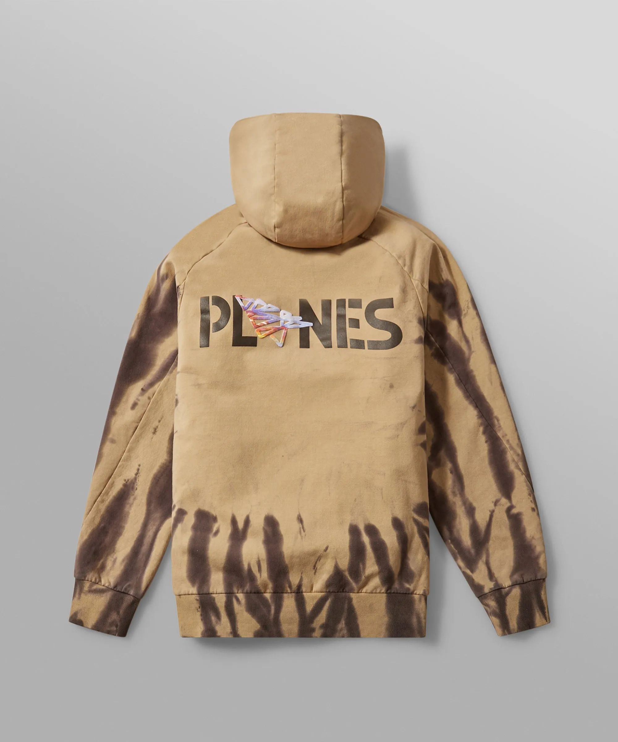 Paper Plane - Path To Greatness Tie Dye Hoodie - Pebble