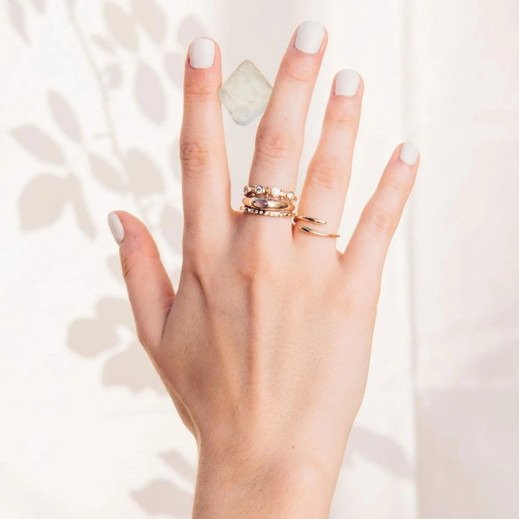 Petite Pink Risa Ring