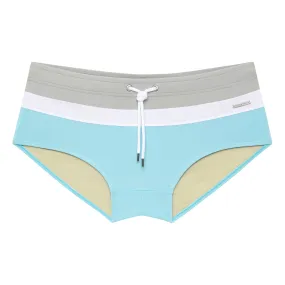 Platinum/Celeste Colorblock Corcovado Brief