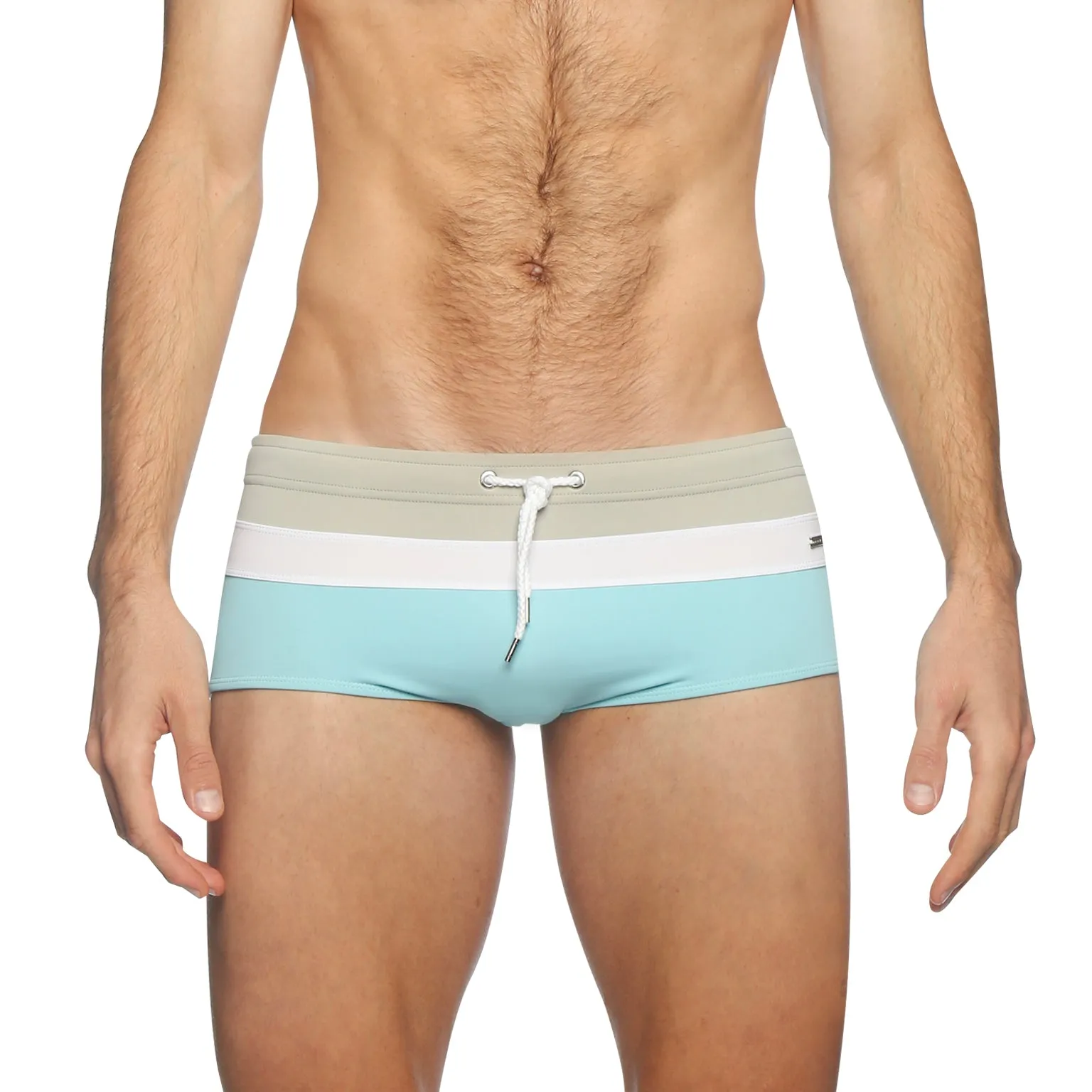 Platinum/Celeste Colorblock Corcovado Brief