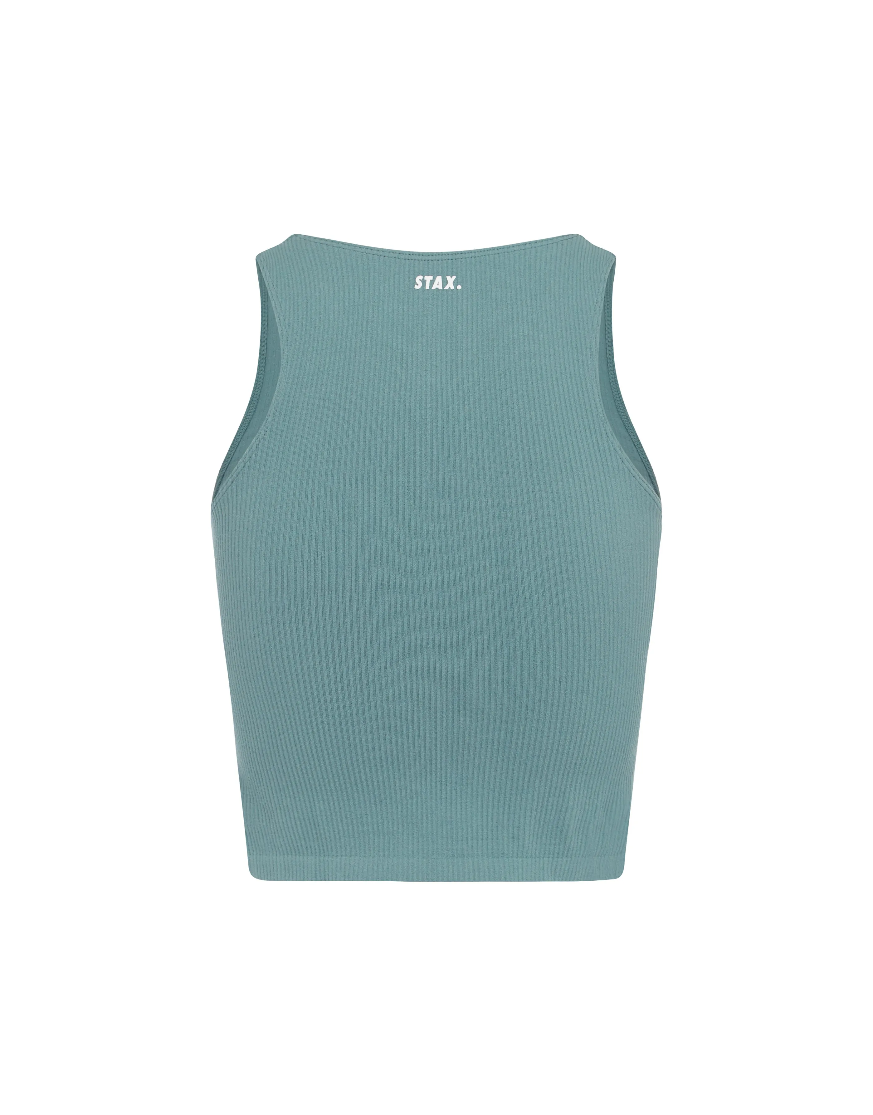 Premium Seamless Cropped Singlet Lounge V5.1 - Mist