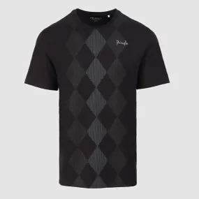 Pringle of Scotland Black Hugo SS Tee