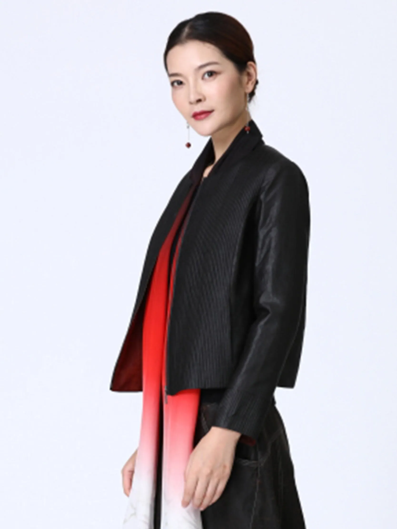 Round neck jacket