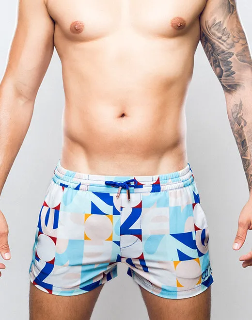 S50 Print Swim Shorts - Insignia Turquoise