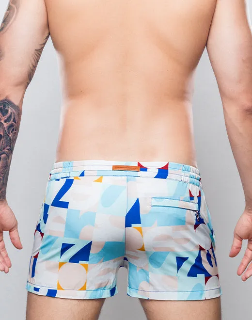 S50 Print Swim Shorts - Insignia Turquoise