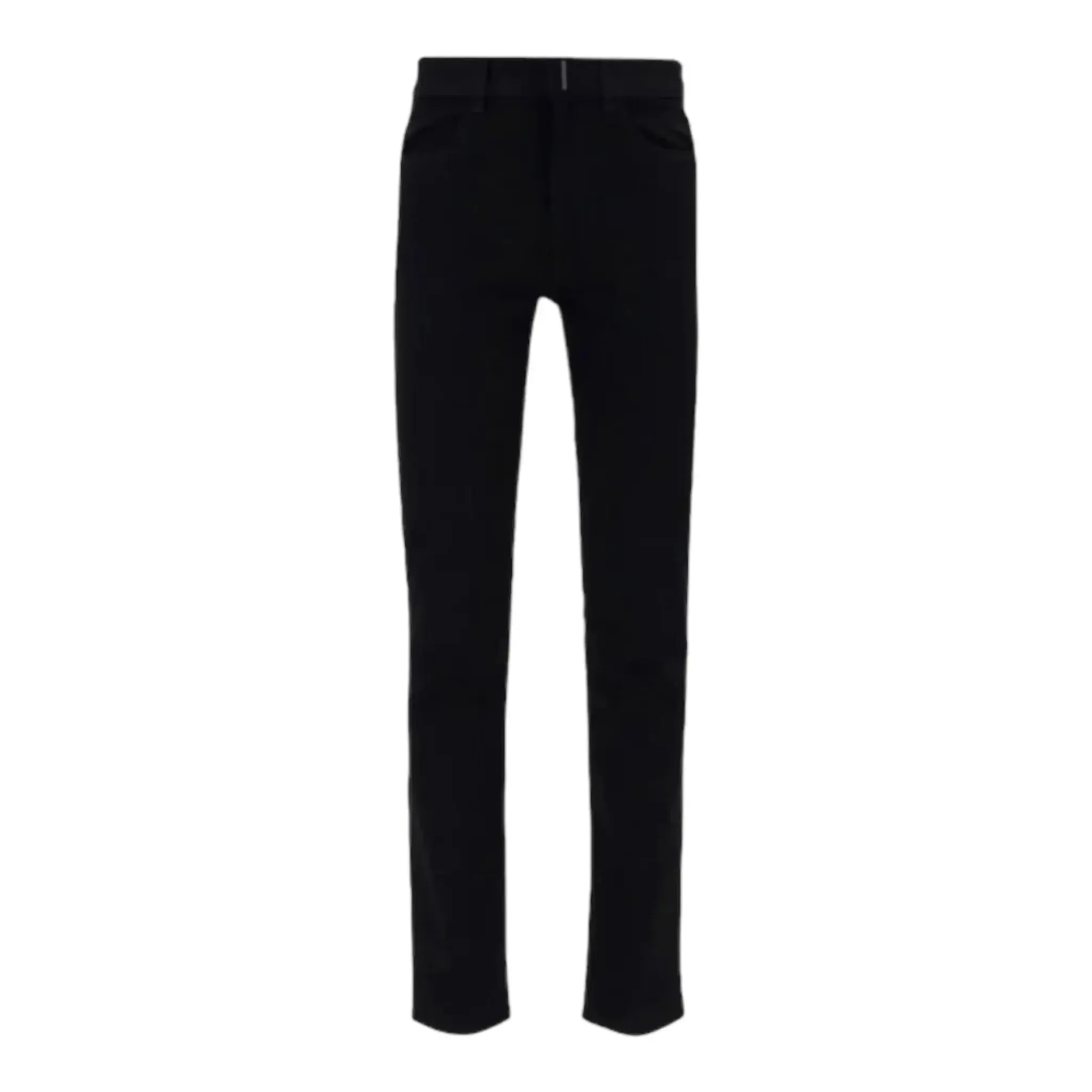 Saint Laurent Black Coated Skinny Jeans