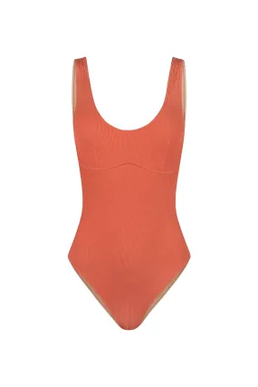 Signature Bralette One Piece - Papaya