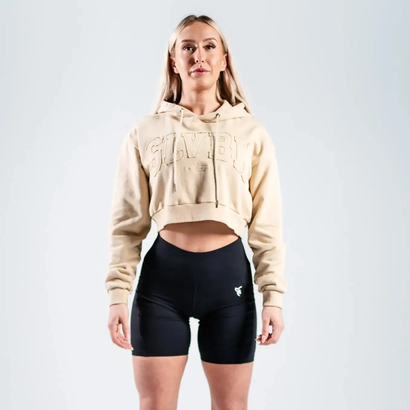 SLVBK Crop Hoodie