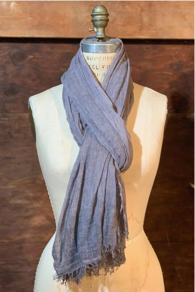 Stone Washed Cotton Scarf