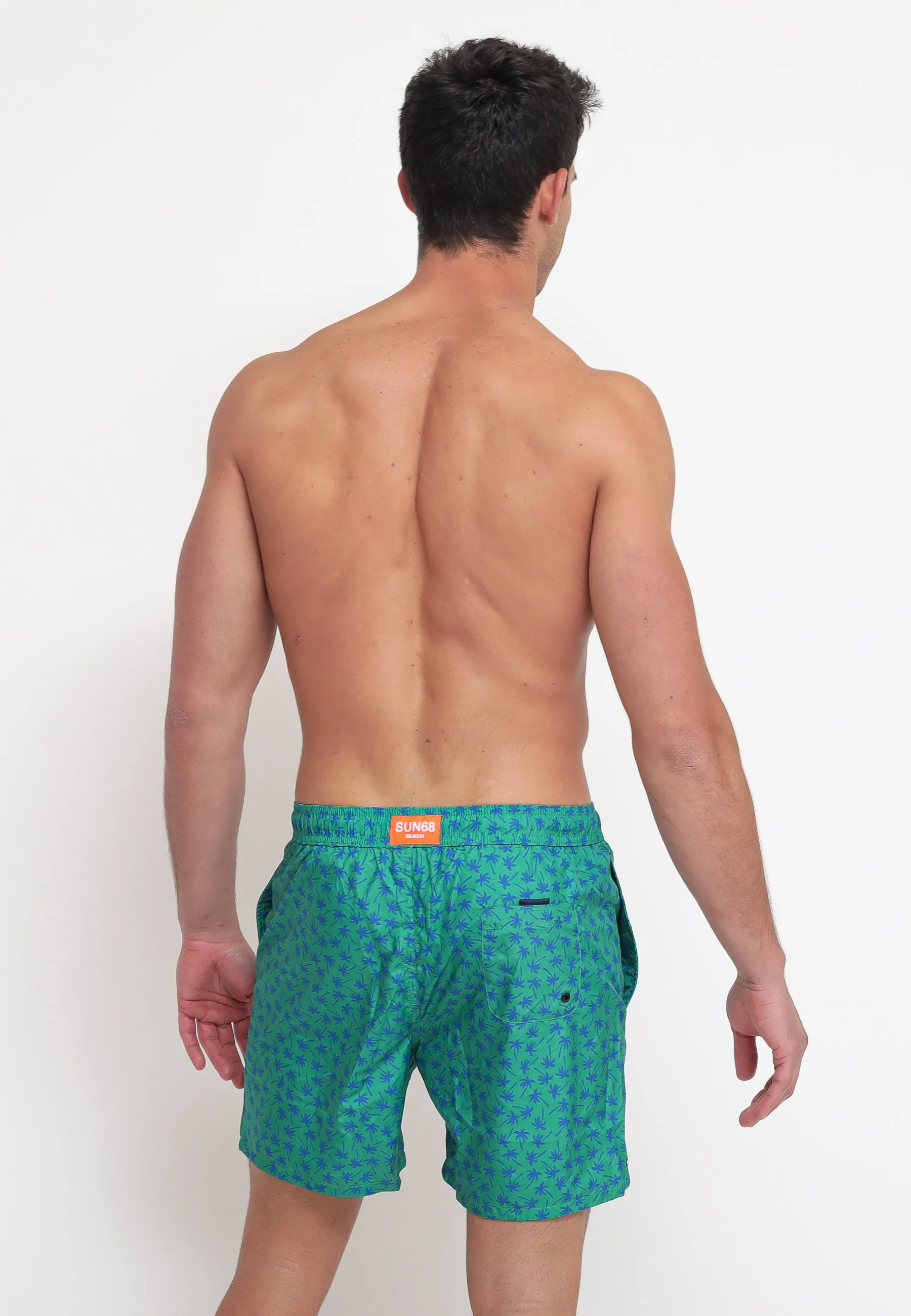 Swim Pant Small Print - Verde Prato