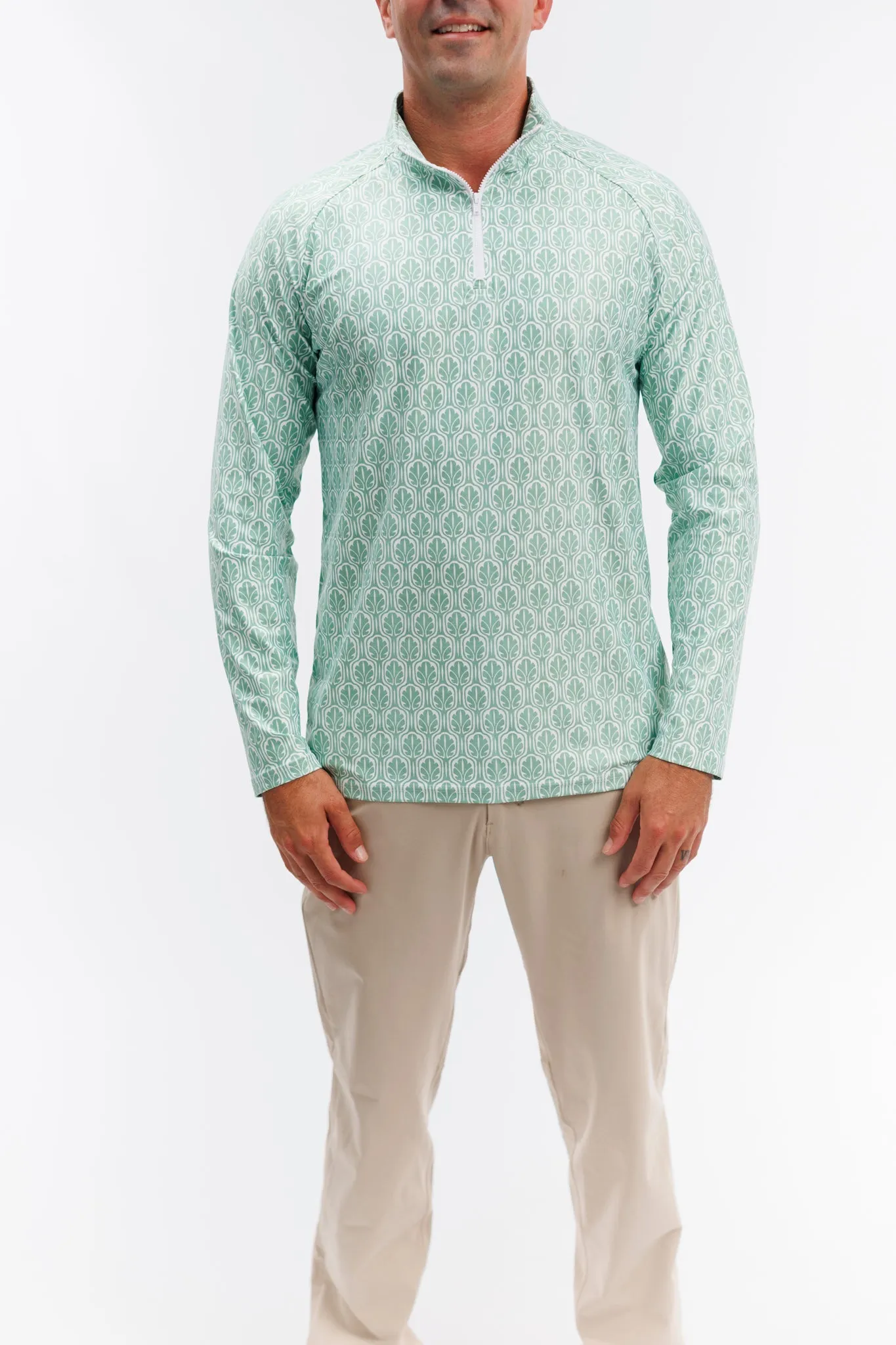 The Captain 1/4 Zip - Cabana Disco Sage