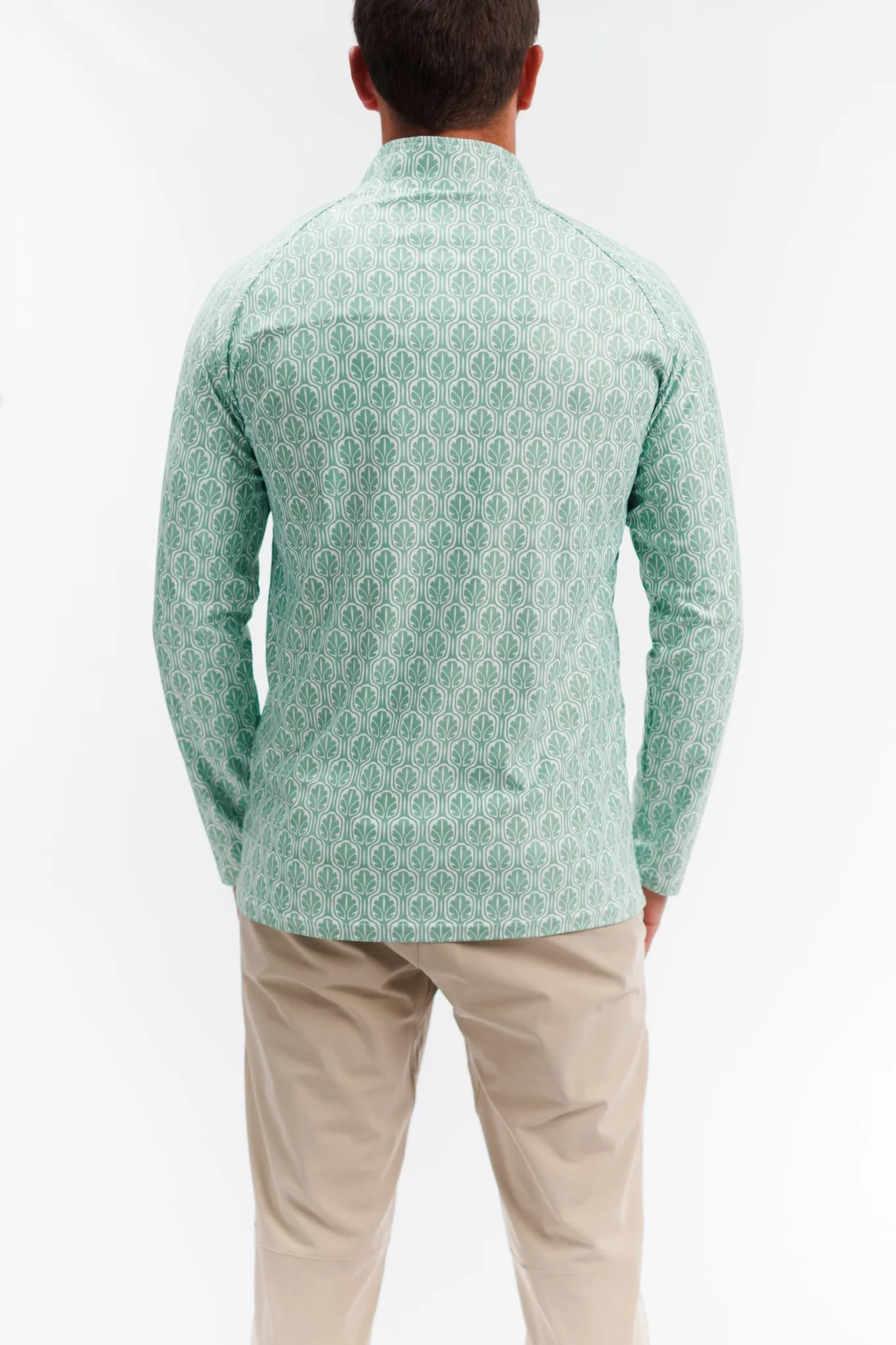 The Captain 1/4 Zip - Cabana Disco Sage