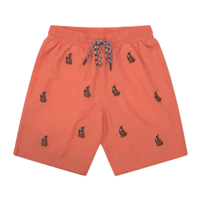 THE CLASSIC SWIM SHORTS-PEACH