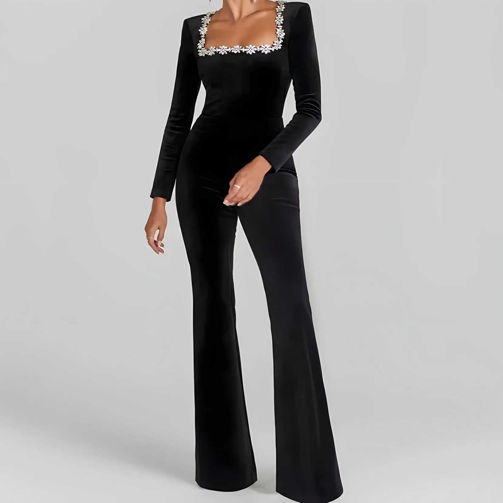 The Honoria Long Sleeve Jumpsuit