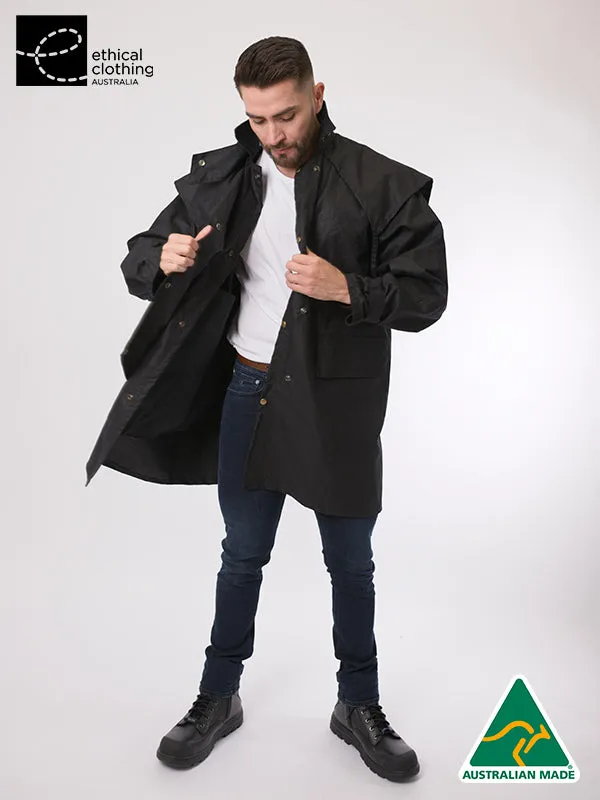 Unisex Oilskin Short Coat