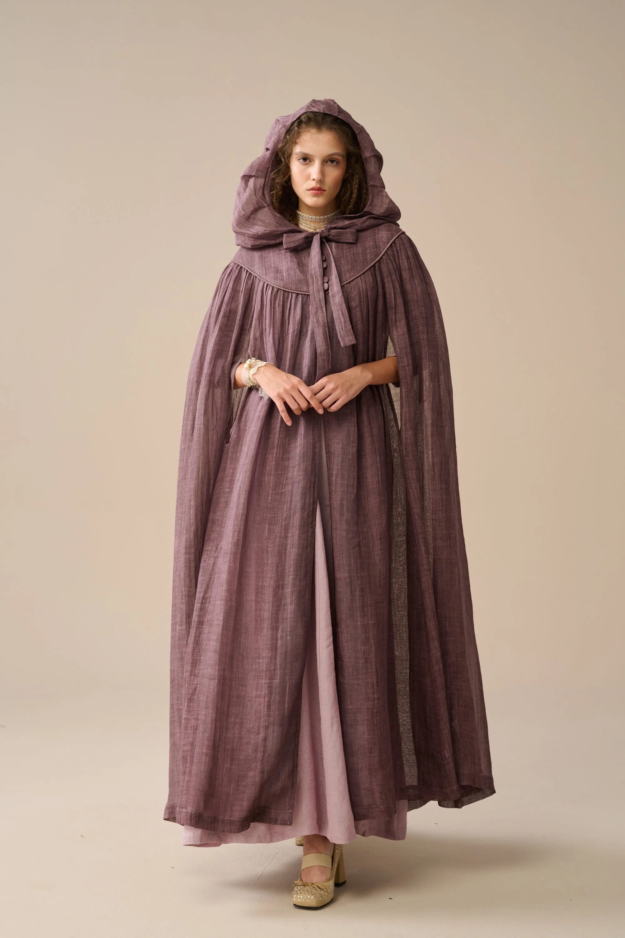 Venus 24 | Fairy Linen Hooded Cloak