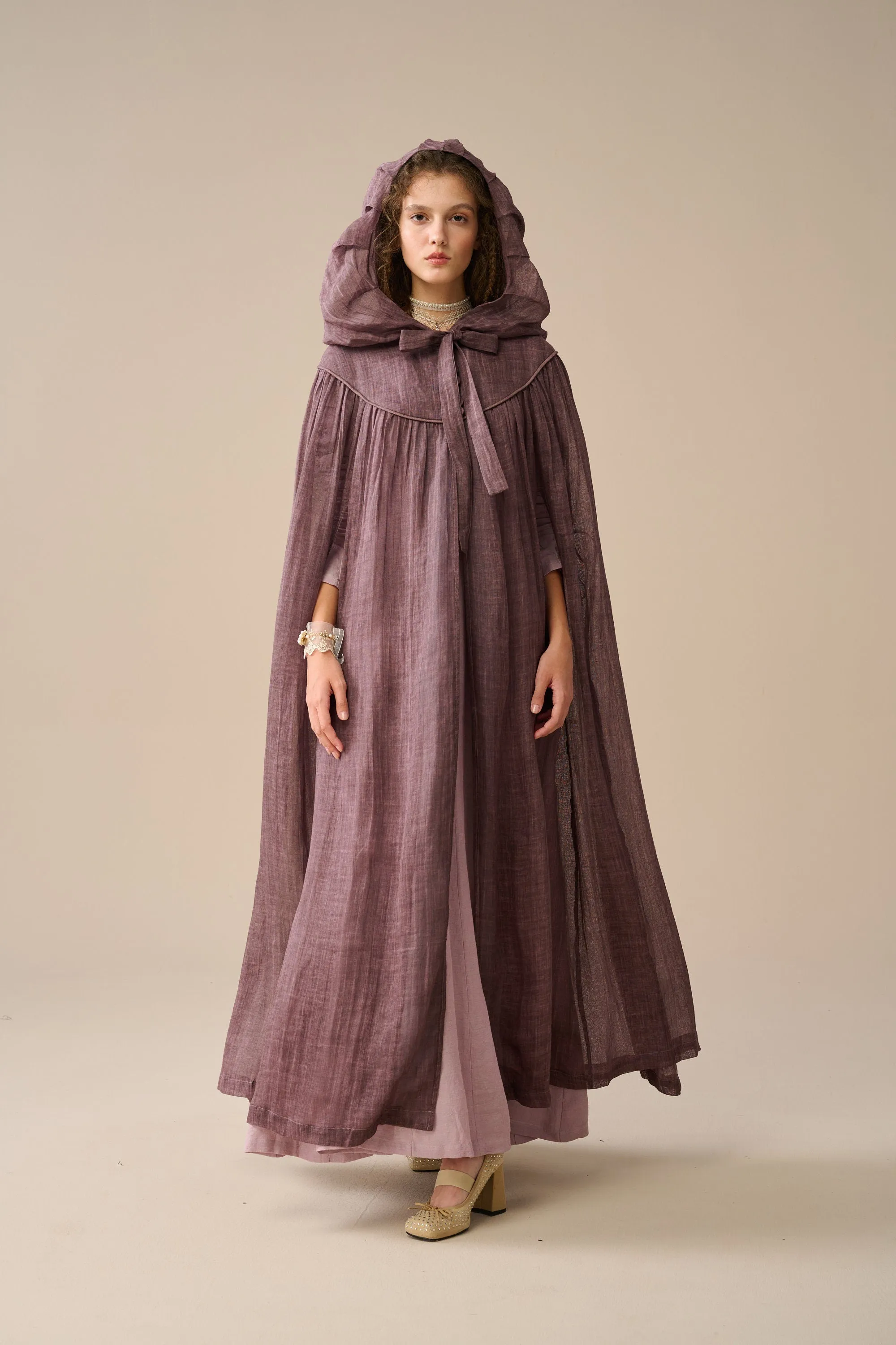 Venus 24 | Fairy Linen Hooded Cloak