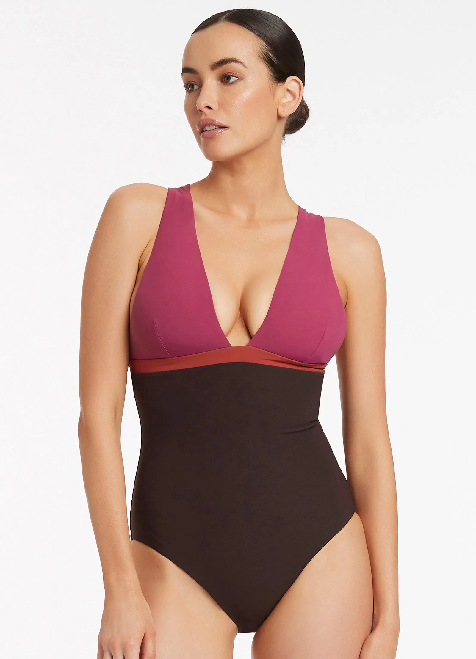 Versa Tie Back One Piece - Orchid