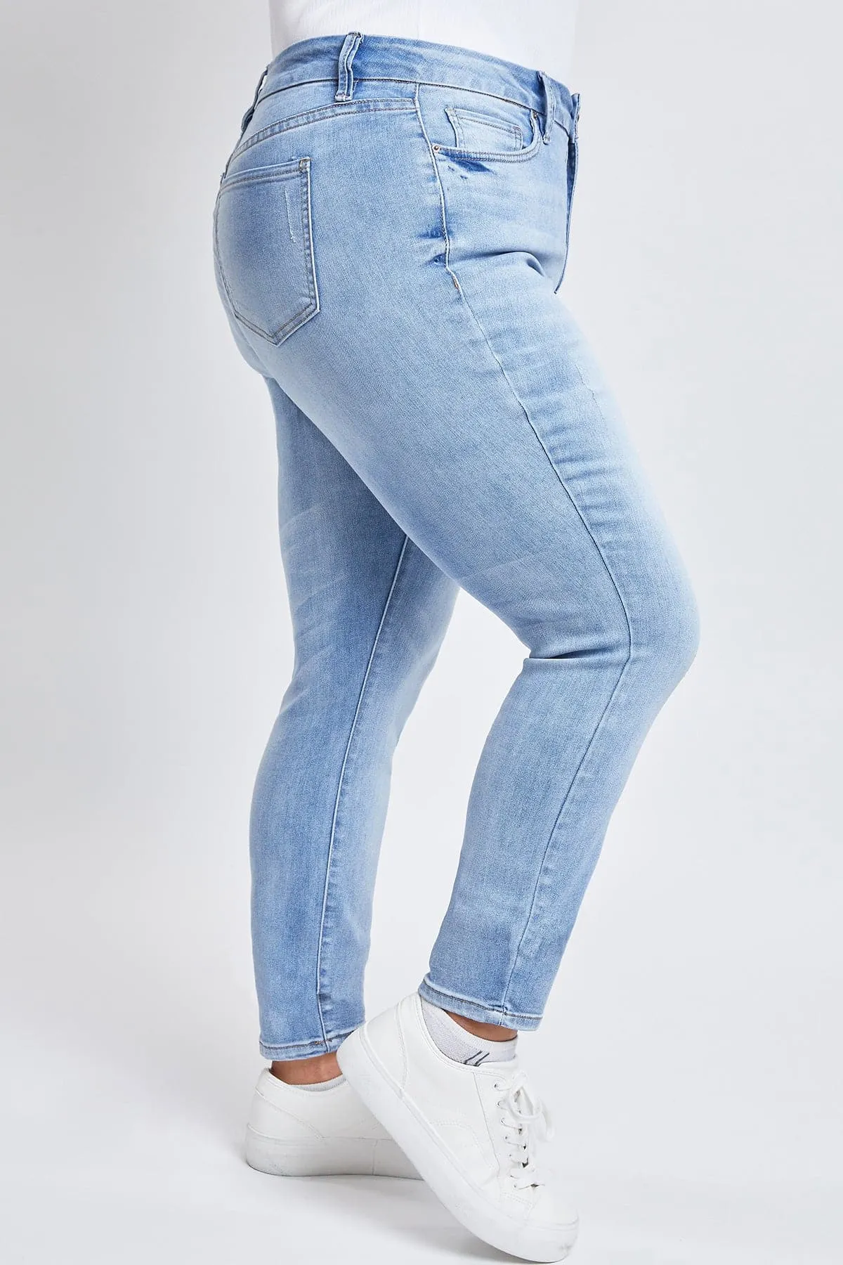 Women's Plus Size Sustainable Curvy Fit High Rise Skinny Jeans