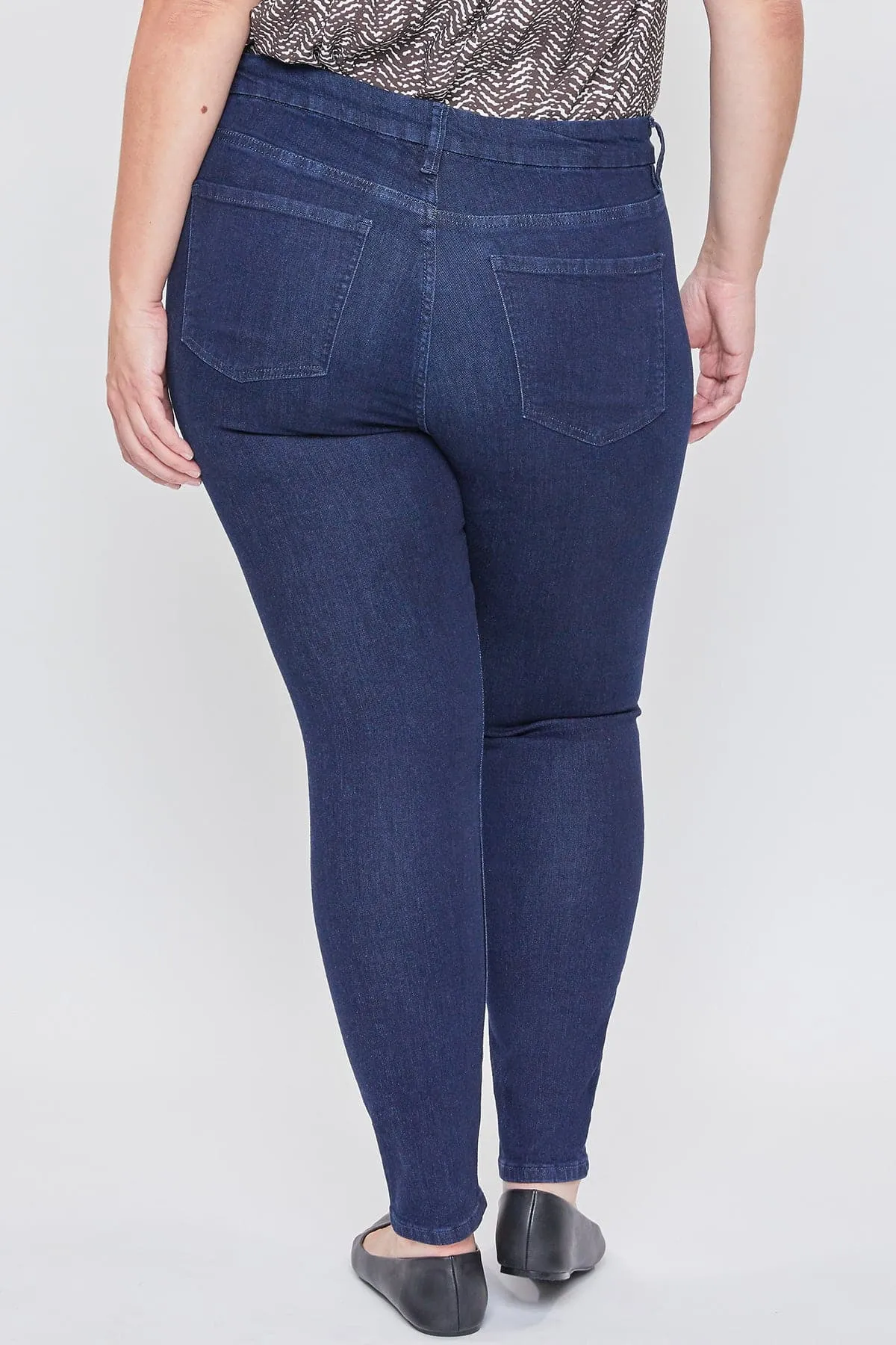 Women's Plus Size Sustainable Curvy Fit High Rise Skinny Jeans