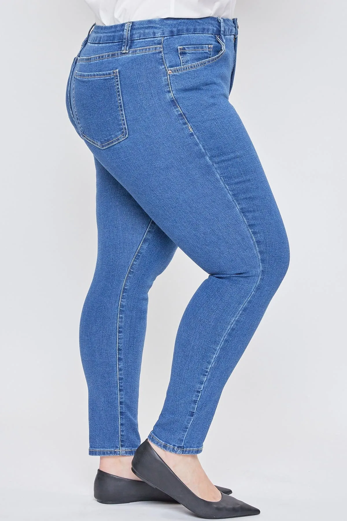 Women's Plus Size Sustainable Curvy Fit High Rise Skinny Jeans