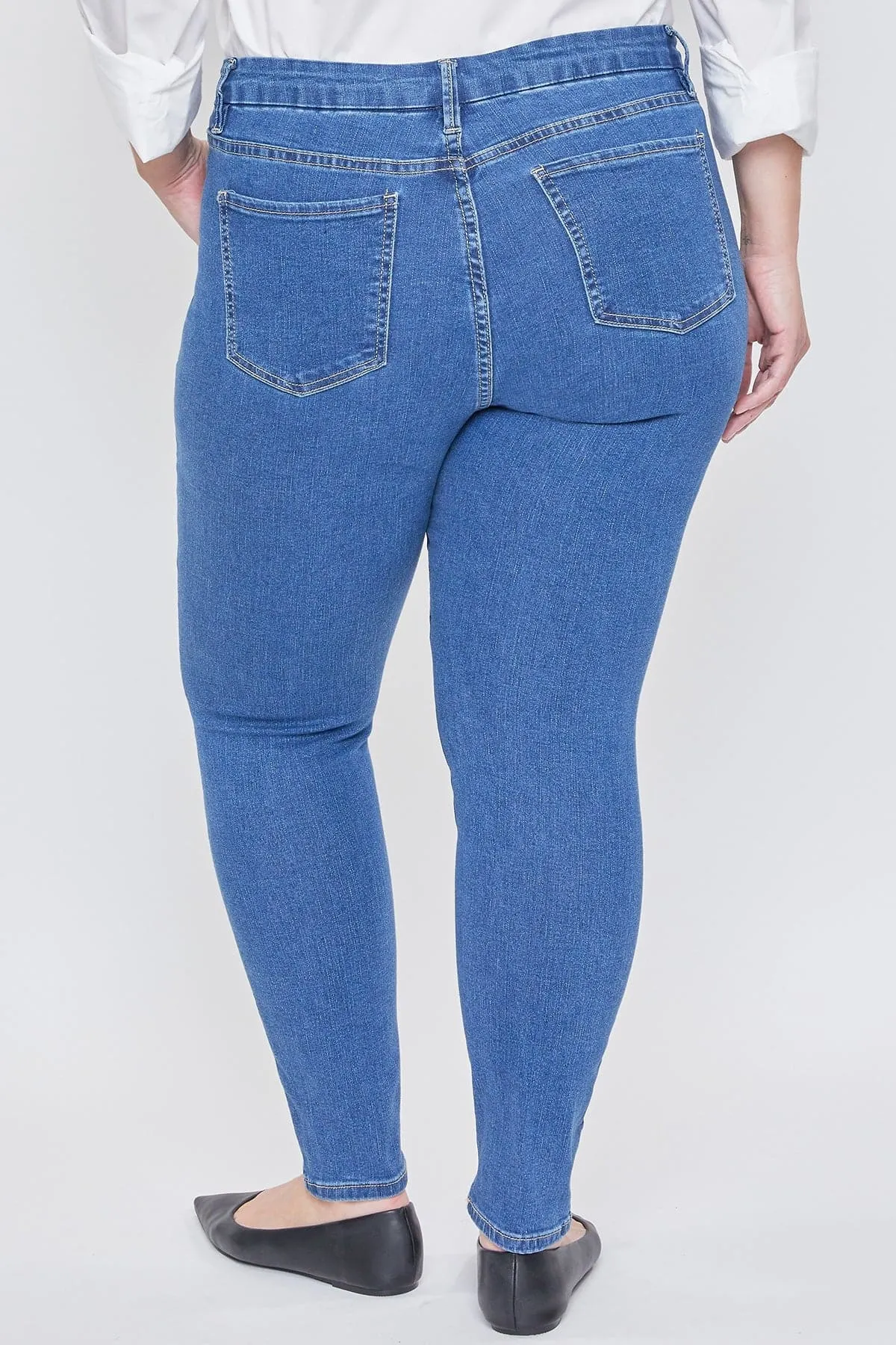 Women's Plus Size Sustainable Curvy Fit High Rise Skinny Jeans