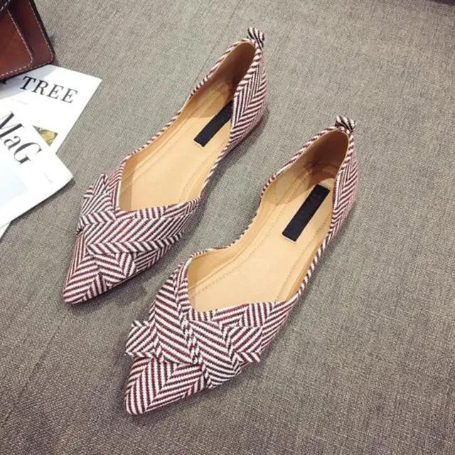 Women's Pointed Toe Elegant Casual Slip-on Shoes