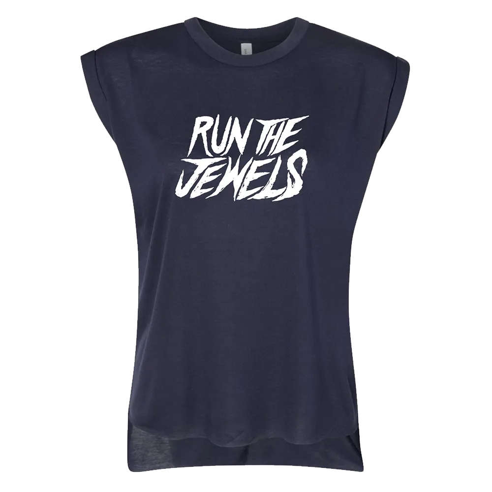 WOMEN'S ROLL CUFF LOGO TEE