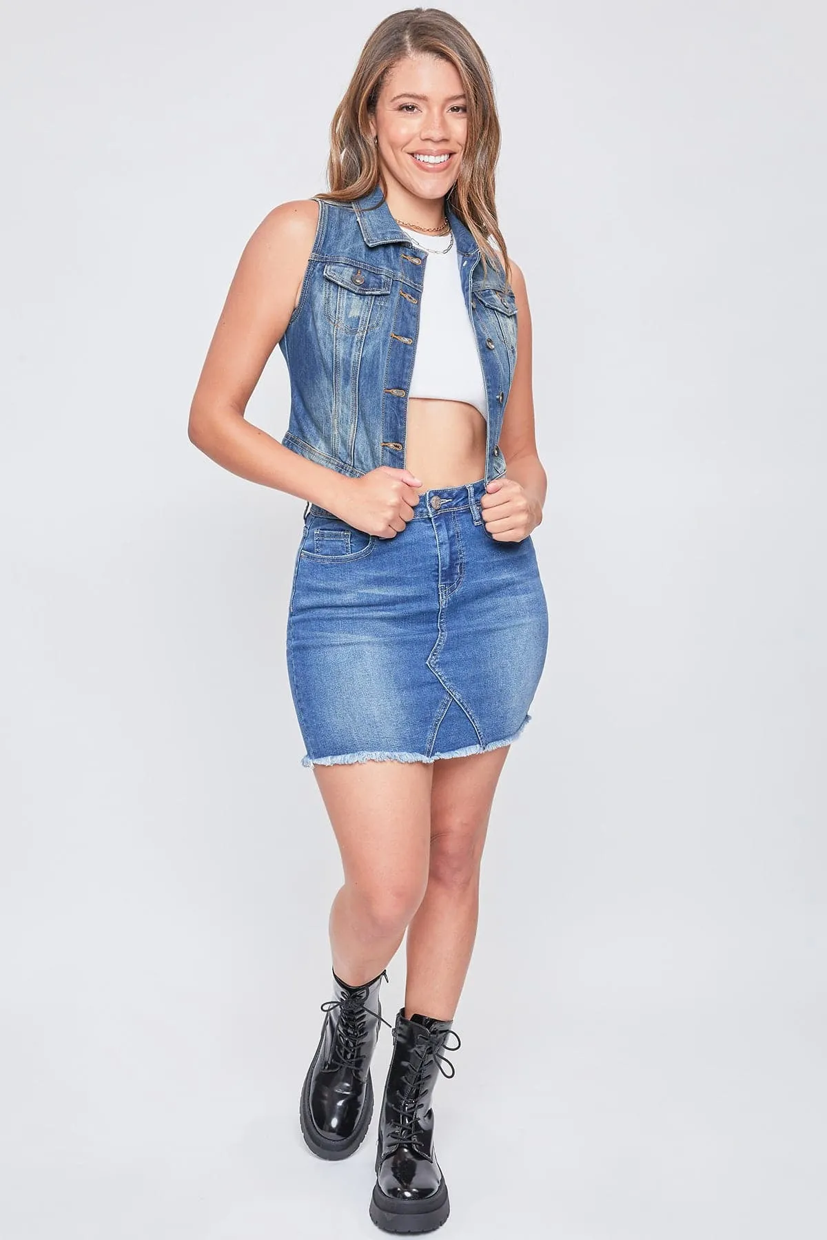 Women's Vintage Denim Vest