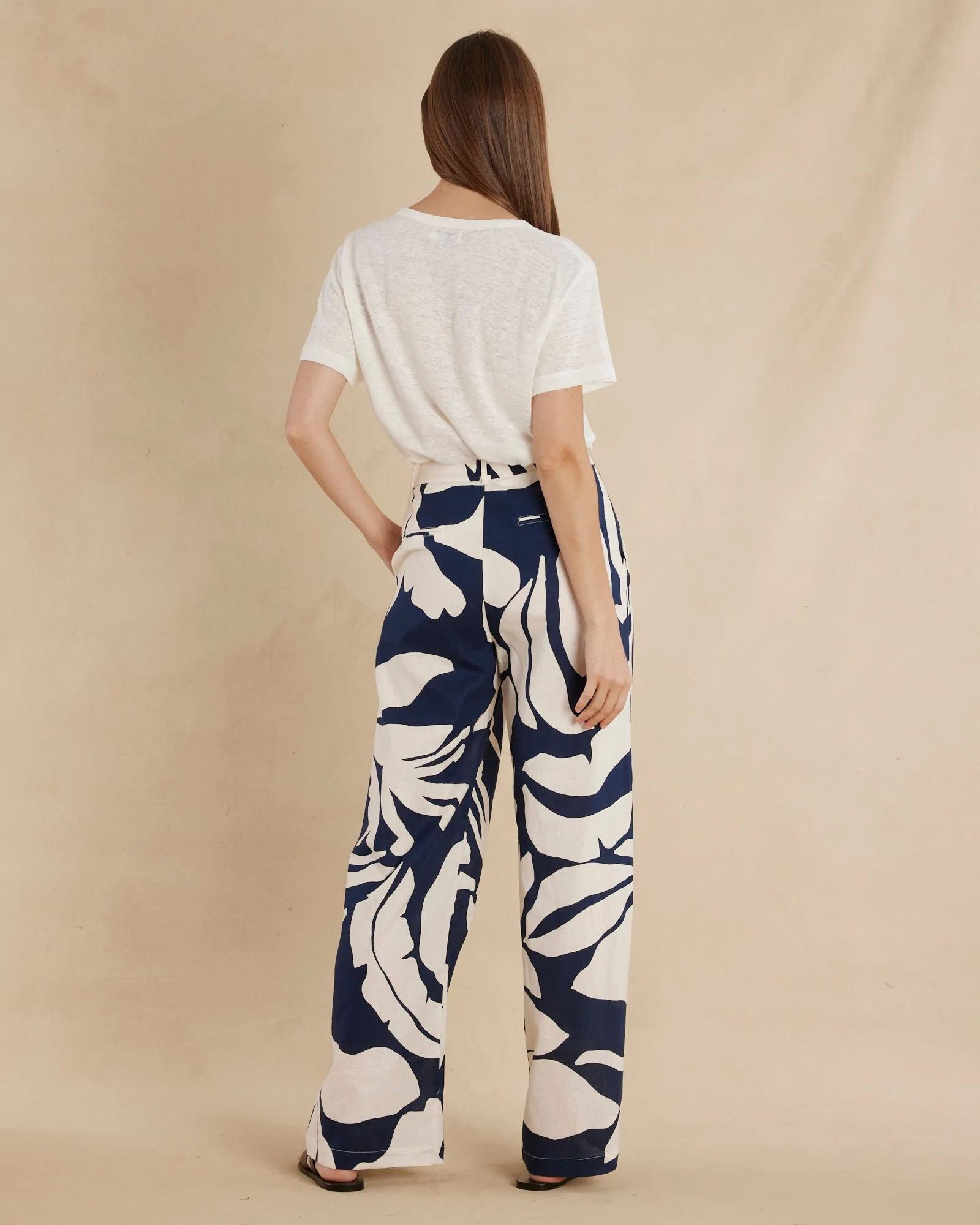 Zaffira Linen Pant